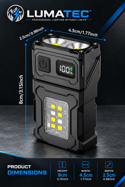 LED Flashlight with Magnetic Base