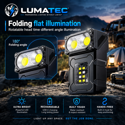 LED Flashlight with Magnetic Base